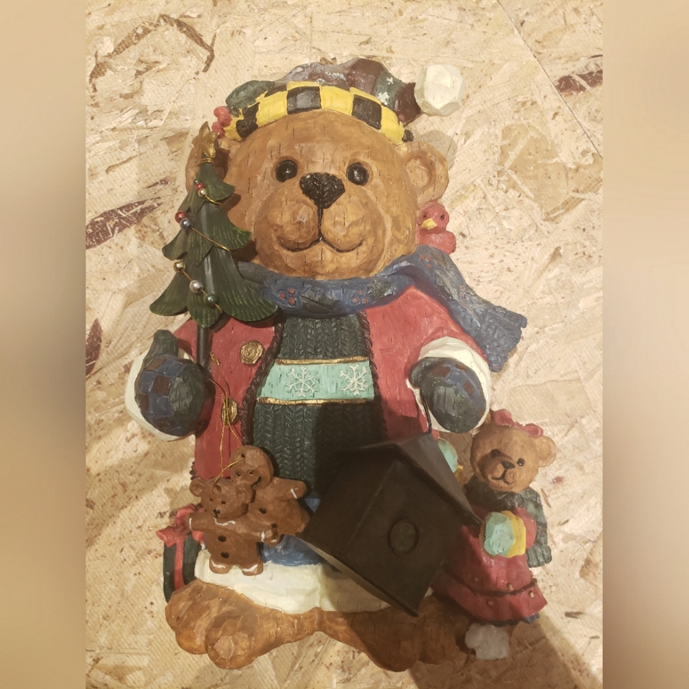Bear Ceramic Christmas Decor.